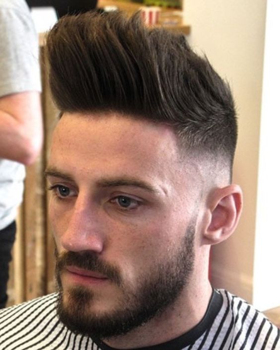 Hair Spiked in Front